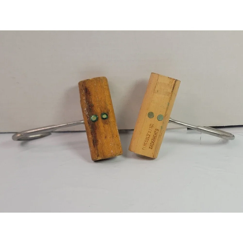 Vintage Dexter S74 Stainless Meat Hooks Wood Handles Finegold’s Sacramento...